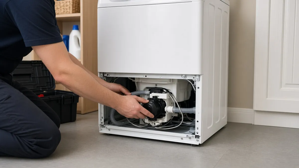 Replacing the drain pump on a top-load washer in Fulshear